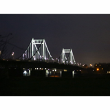 Uerdingen Brücke bei Nacht